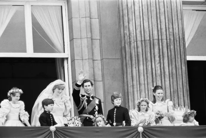 Framed Print : Wedding day of Prince Charles & Lady Diana Spencer, 29th July 1981