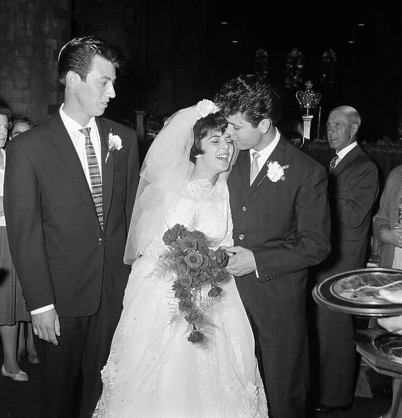 The wedding of Donella Webb, sister of Cliff Richard. Cliff