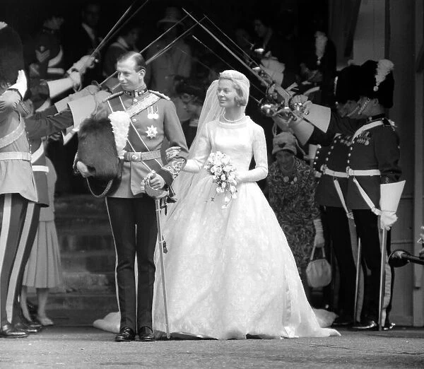 The wedding of the Duke and Duchess of Kent June 1961 The Duke of Kent