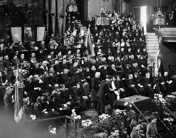 The wedding of General Booths son at Central Hall Westminster