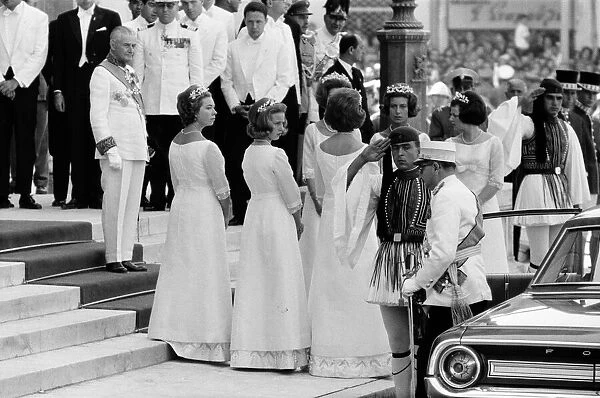 The wedding of King Constantine II of Greece to Princess Anne-Marie of Denmark
