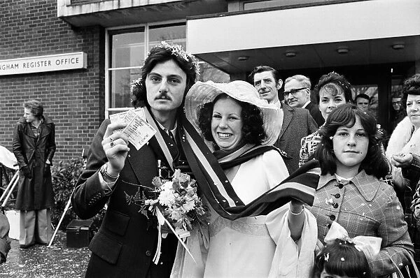 The wedding of Martyn and Pamela Preece at Birmingham Register Office