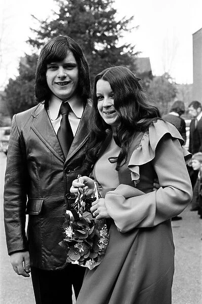 The wedding of Michael and Annette Owen from Tamworth. 11th November 1972
