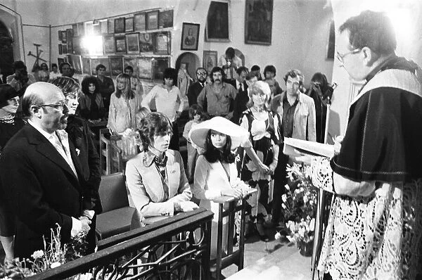 The wedding of Mick Jagger and Bianca Perez-Mora Macias in Saint-Tropez, France