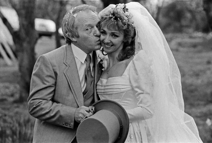 Framed Print : The wedding of Paul Daniels and Debbie McGee in Buckinghamshire. 2nd April 1988 Framed Print : The wedding of Paul Daniels and Debbie McGee in Buckinghamshire. 2nd April 1988