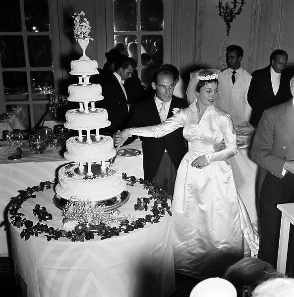 The wedding of Stirling Moss and Katie Molson at St Peters Church, Eaton Square