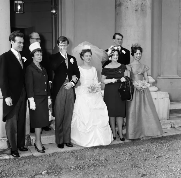 Framed Print : The wedding of William Roache and Anna Cropper at St Johns Wood Church Framed Print : The wedding of William Roache and Anna Cropper at St Johns Wood Church