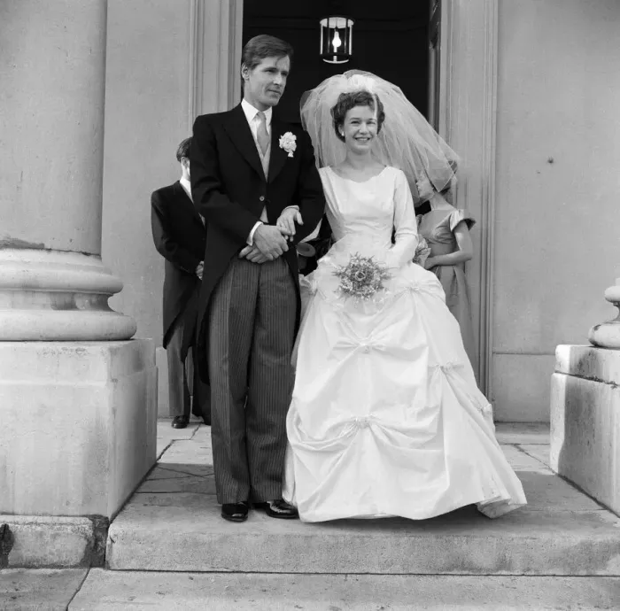 Framed Print : The wedding of William Roache and Anna Cropper at St Johns Wood Church Framed Print : The wedding of William Roache and Anna Cropper at St Johns Wood Church