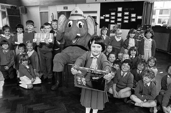 Welephant presented an engraved plaque, which the school keeps for a year