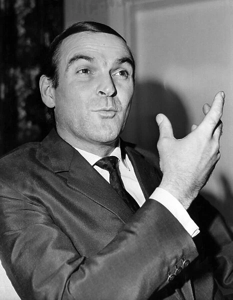 Welsh actor Stanley Baker, April 1964