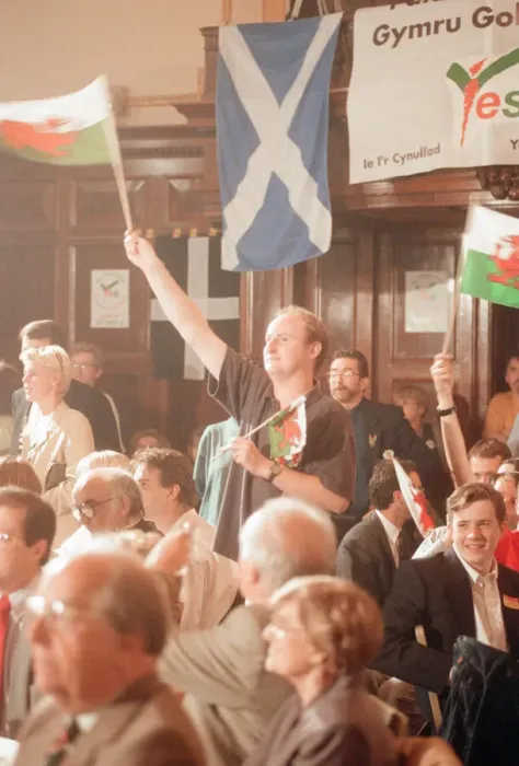 Framed Print : The Welsh devolution referendum of 1997 was a pre-legislative referendum held in Wales Framed Print : The Welsh devolution referendum of 1997 was a pre-legislative referendum held in Wales