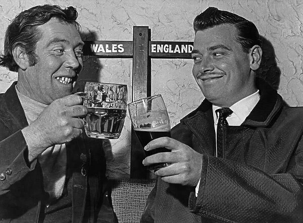The Welsh and English can drink together now on Sunday in the Lion Hotel at the village