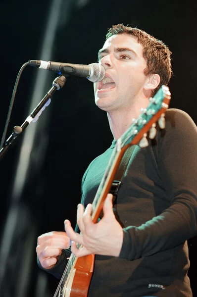 Welsh rock band Stereophonics performing at Cardiff Castle. 12th June 1998