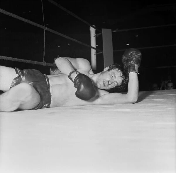 Welterweight boxing at the Royal Albert Hall Ralph Charles v. Chuck Henderson
