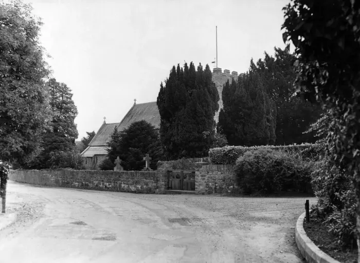 Framed Print : Wenvoe, a Welsh village in the Vale of Glamorgan, Wales. Circa 1961 Framed Print : Wenvoe, a Welsh village in the Vale of Glamorgan, Wales. Circa 1961