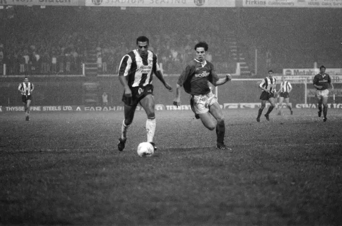 Framed Print : West Brom 1-0 Charlton, FA Cup match at The Hawthorns, Saturday 27th January 1990