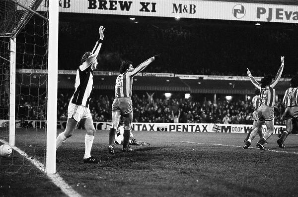 West Brom 2-0 Valencia, UEFA Cup match at The Hawthorns, Wednesday 6th December 1978
