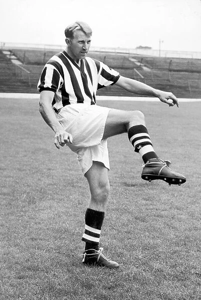 West Brom footballer Ray Barlow. 24th August 1957