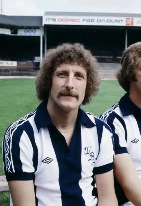 Framed Print : West Bromwich Albion footballer Tony Brown poses for a portrait at a photocall