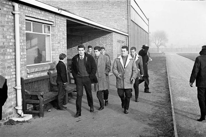 Framed Print : West Bromwich Albion Players Strike, 1st January 1964. Walk-out time for Albion Framed Print : West Bromwich Albion Players Strike, 1st January 1964. Walk-out time for Albion