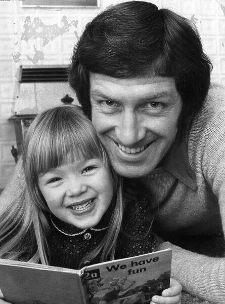 West Bromwich Albion skipper John Wile at home with his daughter, Helen, aged 5