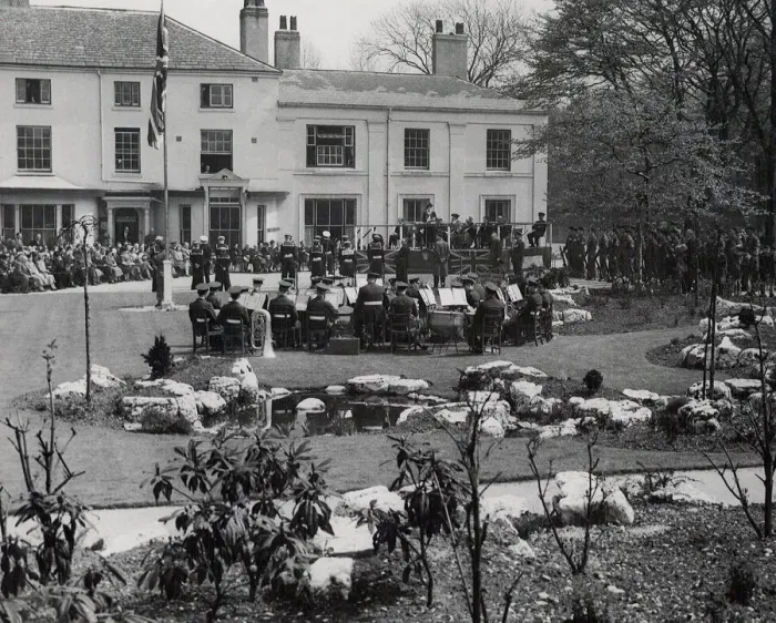 Framed Print : West Bromwich Garden of Memory opening. 12th May 1951 Framed Print : West Bromwich Garden of Memory opening. 12th May 1951