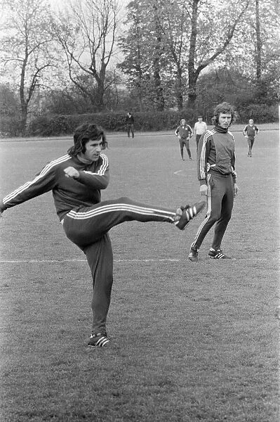 West Germany Football Team, training session ahead of tomorrows Nations Cup quarterfinal