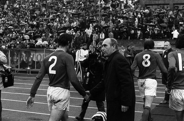 West Germany v England Football May 1972 Sir Alf Ramsey England Football Manager
