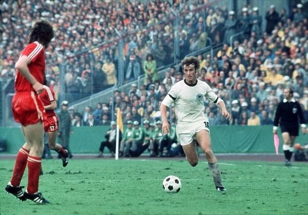 West Germany v Poland World Cup 1974 football Bonhof of West Germany