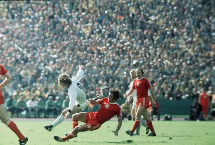 Framed Print : West Germany v Poland World Cup 1974 football Framed Print : West Germany v Poland World Cup 1974 football