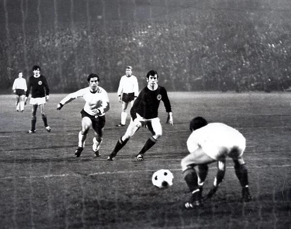 West Germany versus Scotland October 1969 3-2 international football world cup