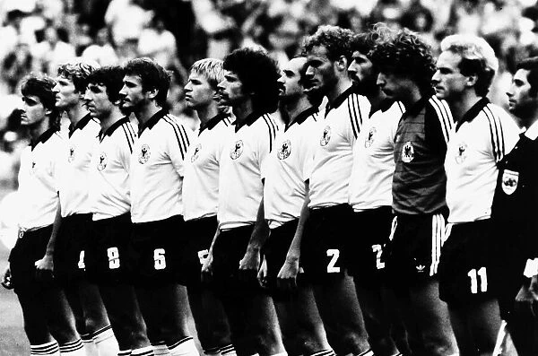 West Germany World Cup football team 1982