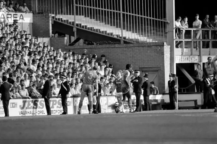 Framed Print : West Ham United 5 v. Chelsea 3. Division One Football. October 1986 LF20-01-032