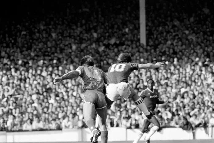 Framed Print : West Ham United 5 v. Chelsea 3. Division One Football. October 1986 LF20-01-104 Framed Print : West Ham United 5 v. Chelsea 3. Division One Football. October 1986 LF20-01-104