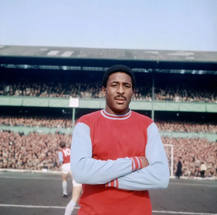 Framed Print : West Ham United footballer Clyde Best poses before a league match at Upton Park