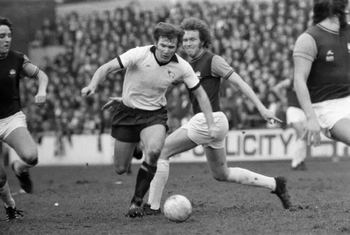 Framed Print : West Ham United v Derby County. League Division One. Upton Park