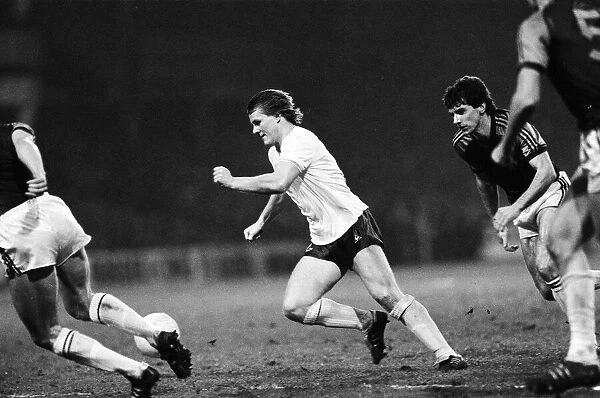 West Ham United v Tottenham Hotspur league match at Upton Park 1st January 1983
