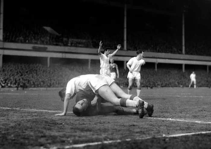 Framed Print : West Ham versus Manchester United Hammers keeper Rhodes feels the pressure of