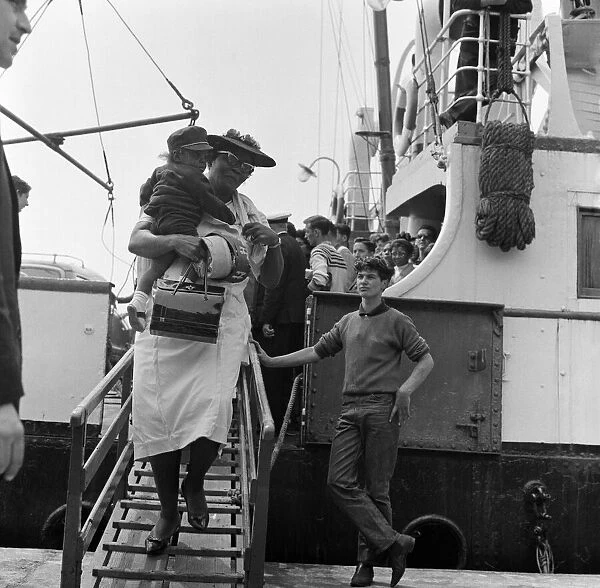 West Indian immigrants arriving in the United Kingdom. 30th June 1962