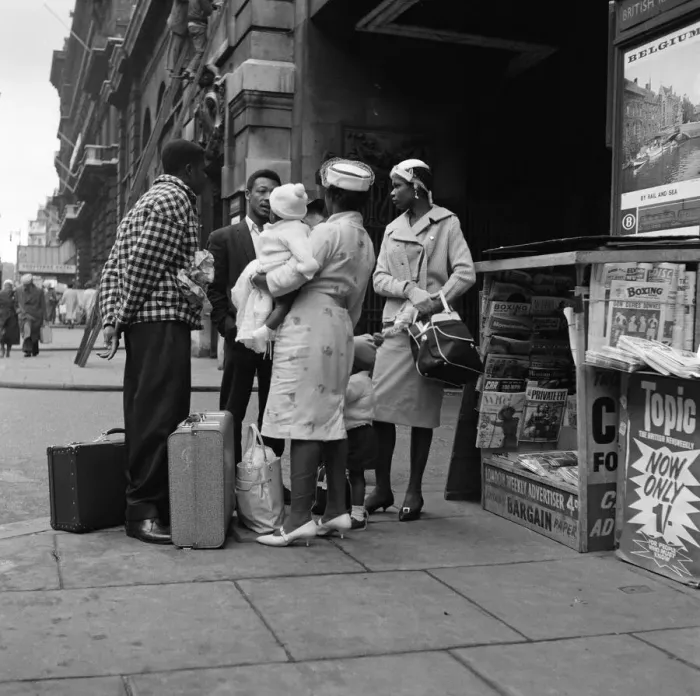 Framed Print : West Indian immigrants arriving in the United Kingdom. 19th May 1962 Framed Print : West Indian immigrants arriving in the United Kingdom. 19th May 1962