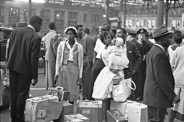 West Indian immigrants arriving in the United Kingdom on the last day before the new