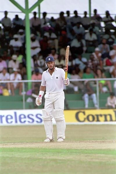 West Indies Cricket. West Indies v. England 5th Test. April 1990 Antigua commencing