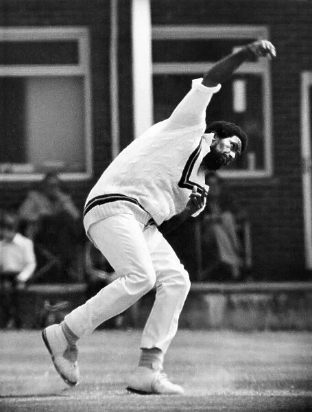 West Indies cricketer Andy Roberts. July 1976