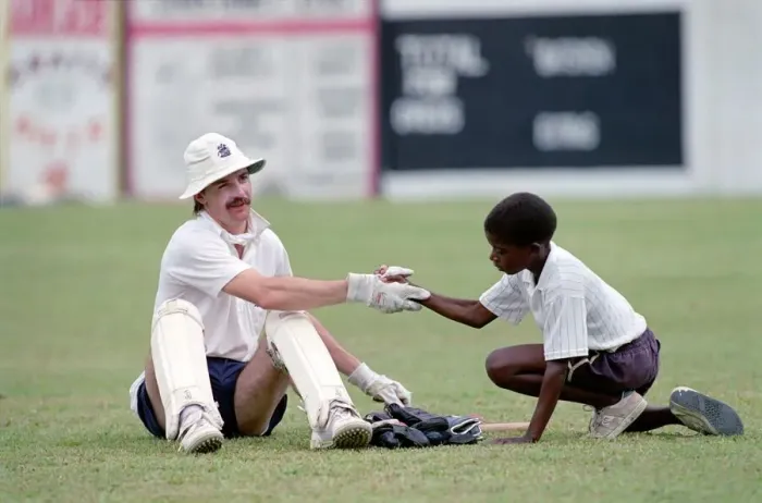Framed Print : West Indies v. England. One Day International. February 1990 90-0872-169 *** Local Framed Print : West Indies v. England. One Day International. February 1990 90-0872-169 *** Local