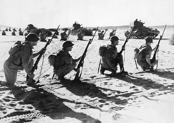 Western Desert Campaign, the Desert War, took place in the deserts of Egypt and Libya