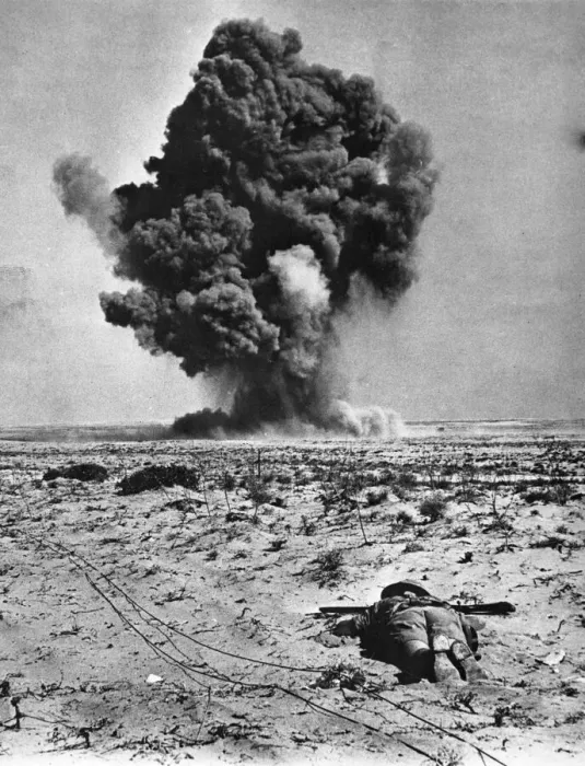 Framed Print : Western Desert Campaign, the Desert War, took place in the deserts of Egypt and Libya