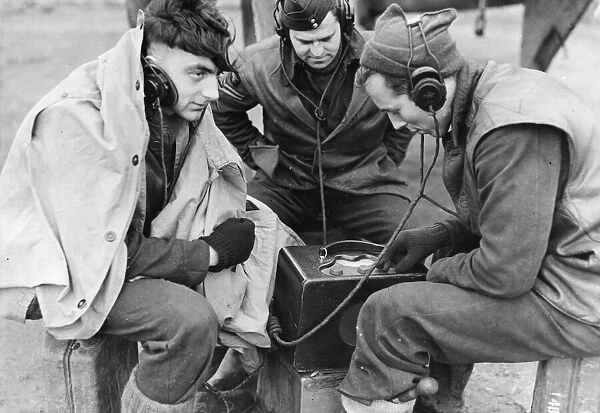 On the Western Front, the radio provides the link with home and airmen