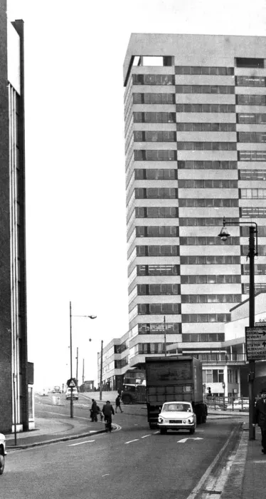 Framed Print : Western Tower, Station Hill, Reading, Circa 1970 Framed Print : Western Tower, Station Hill, Reading, Circa 1970