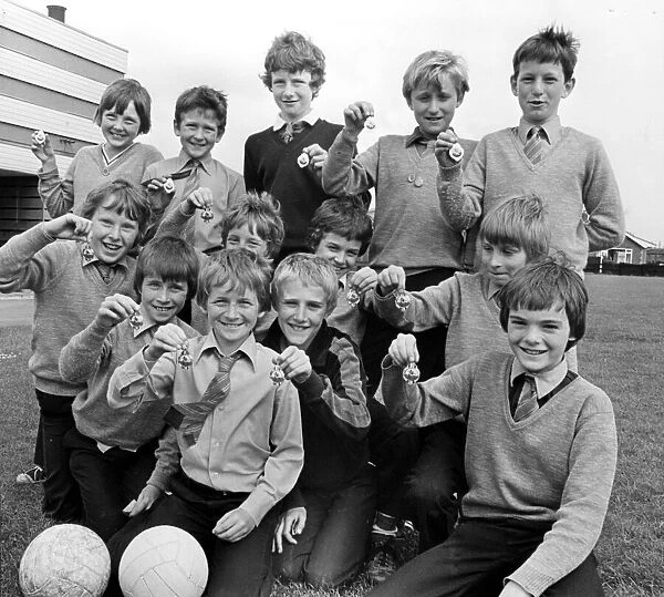 Westgarth Junior School football team were very disappointed to not win the Derek Butcher