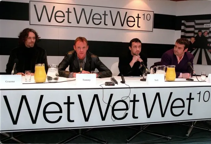 Framed Print : Wet Wet Wet, pop group at new press conference to promote their new album Wet Wet Wet 10 Framed Print : Wet Wet Wet, pop group at new press conference to promote their new album Wet Wet Wet 10